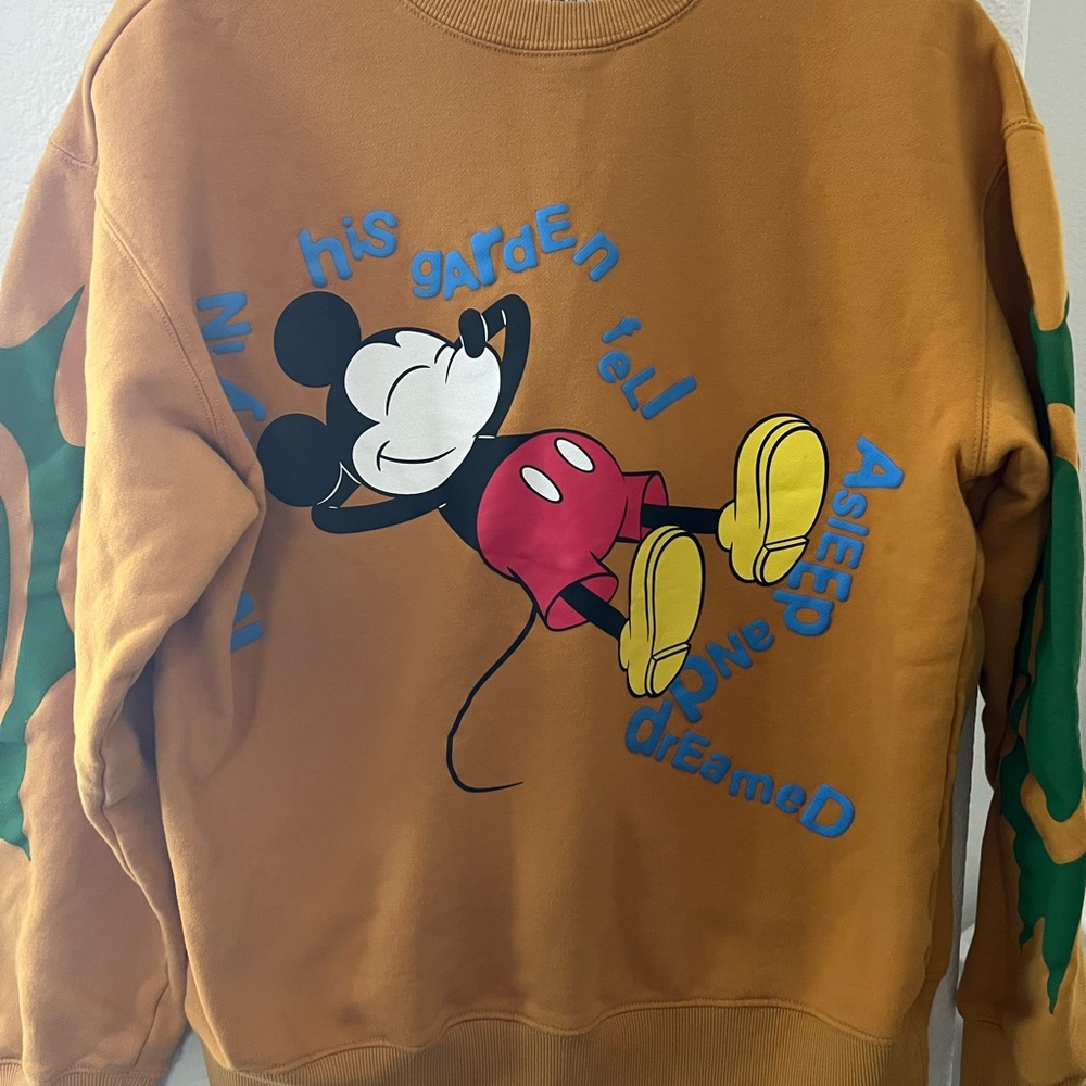 DISNEY Garden line -Sleepy Mickey- Sweatshirt